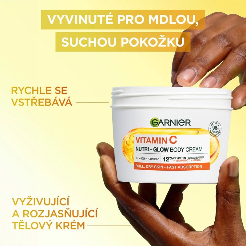 Garnier Body Food Krém na rozjasnění pokožky Mango + Vitamin C - 2